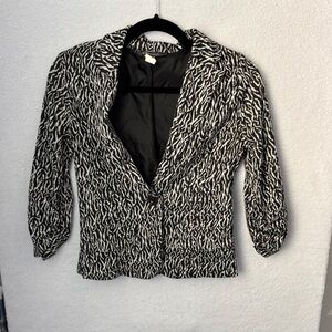 Stylish Black and White Women's Jacket